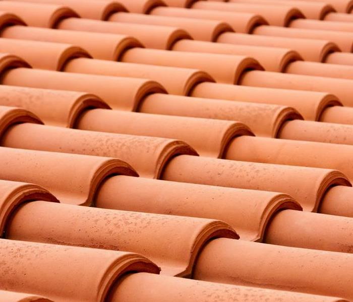 This is a photo of a type of roof material